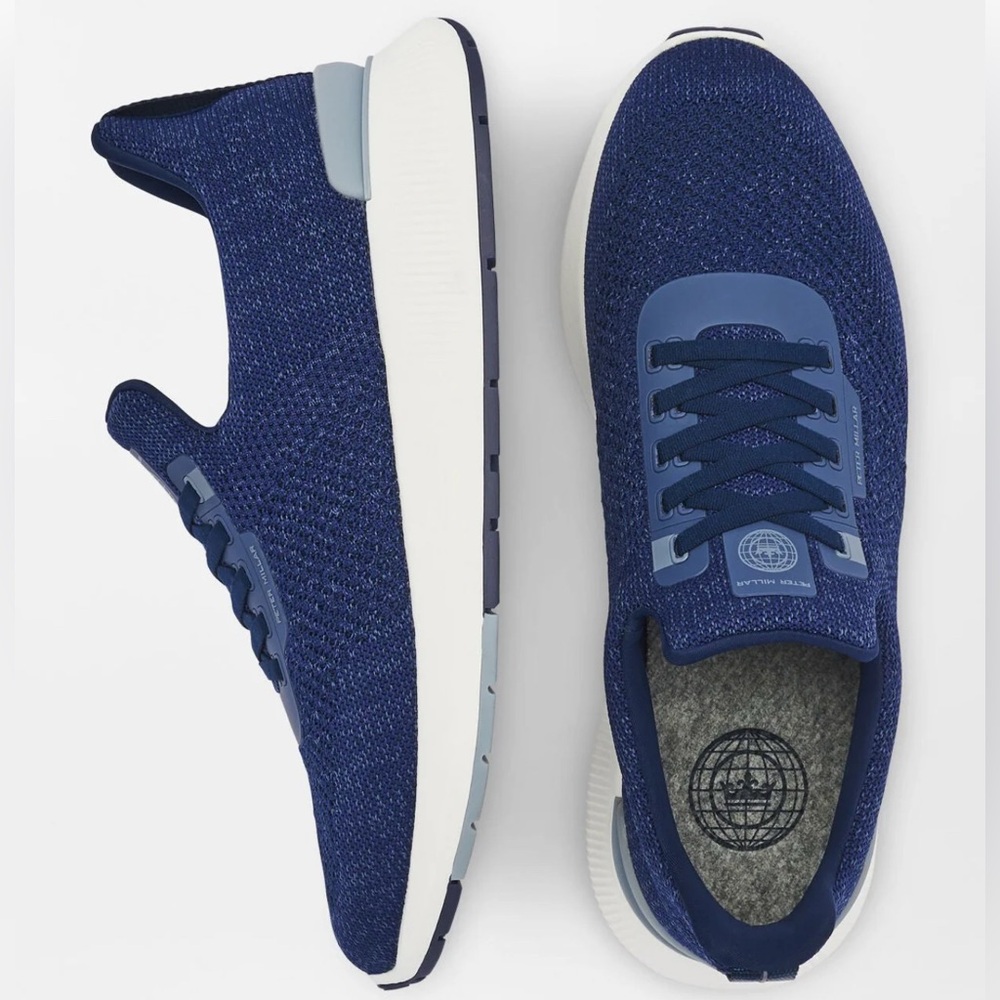 Peter Millar Hyperlight Apollo Sneaker In Navy Si… - image 1